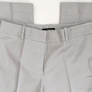 Women's Liz Claiborne Classic Dressy Size 4 Light Gray Straight Leg Pants